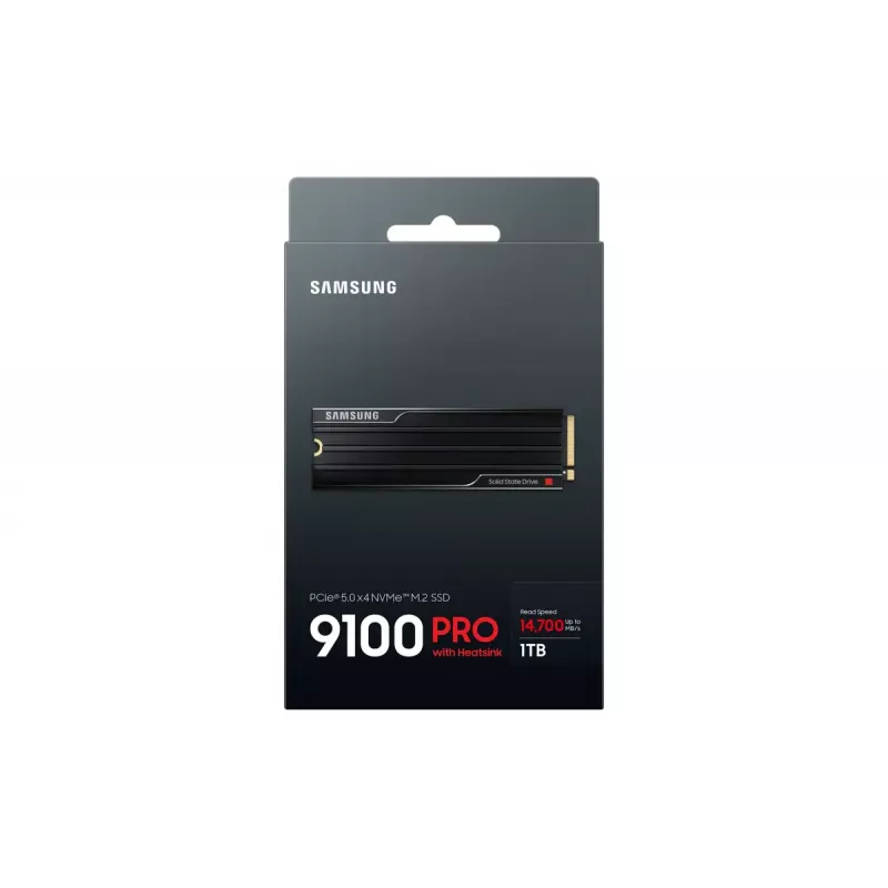 Samsung 9100 PRO Heatsink PCIe 5.0 NVMe M.2 SSD - 1 TB