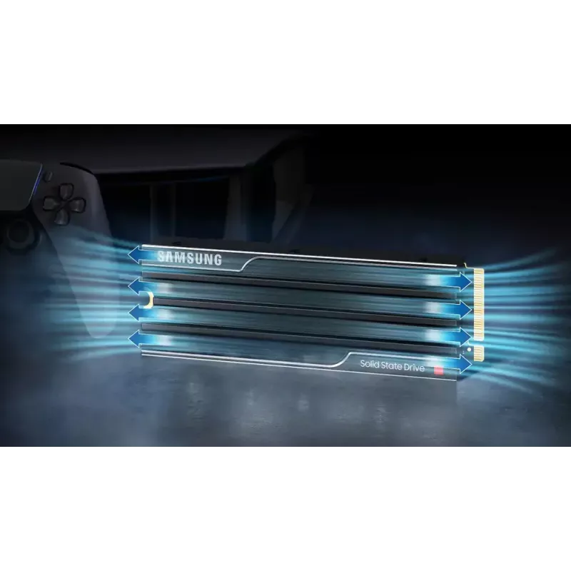 Samsung 9100 PRO Heatsink PCIe 5.0 NVMe M.2 SSD - 1 TB