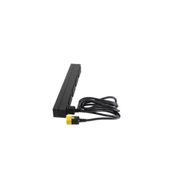 APC AP9565 Basic rackový rozvádzač napájania (PDU), 1U, jednofázový, 16 A, 208/230 V, 3680 W, 12 výstupov C13, vstup C20, kábel 2,5 m, čierny