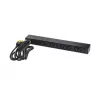 APC AP9565 Basic rackový rozvádzač napájania (PDU), 1U, jednofázový, 16 A, 208/230 V, 3680 W, 12 výstupov C13, vstup C20, kábel 2,5 m, čierny
