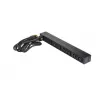 APC AP9565 Basic rackový rozvádzač napájania (PDU), 1U, jednofázový, 16 A, 208/230 V, 3680 W, 12 výstupov C13, vstup C20, kábel 2,5 m, čierny