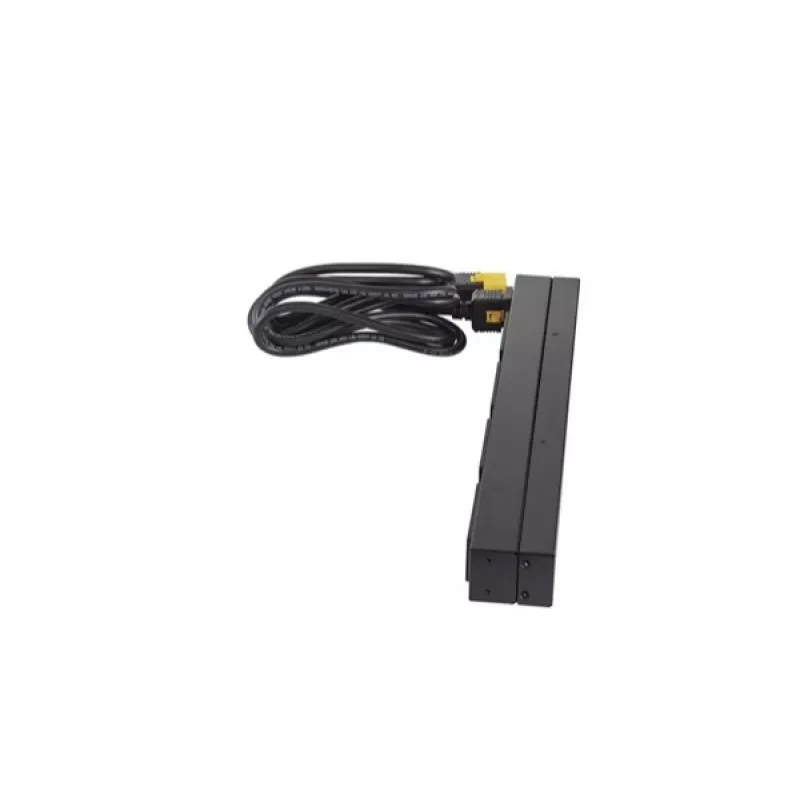 APC AP9565 Basic rackový rozvádzač napájania (PDU), 1U, jednofázový, 16 A, 208/230 V, 3680 W, 12 výstupov C13, vstup C20, kábel 2,5 m, čierny