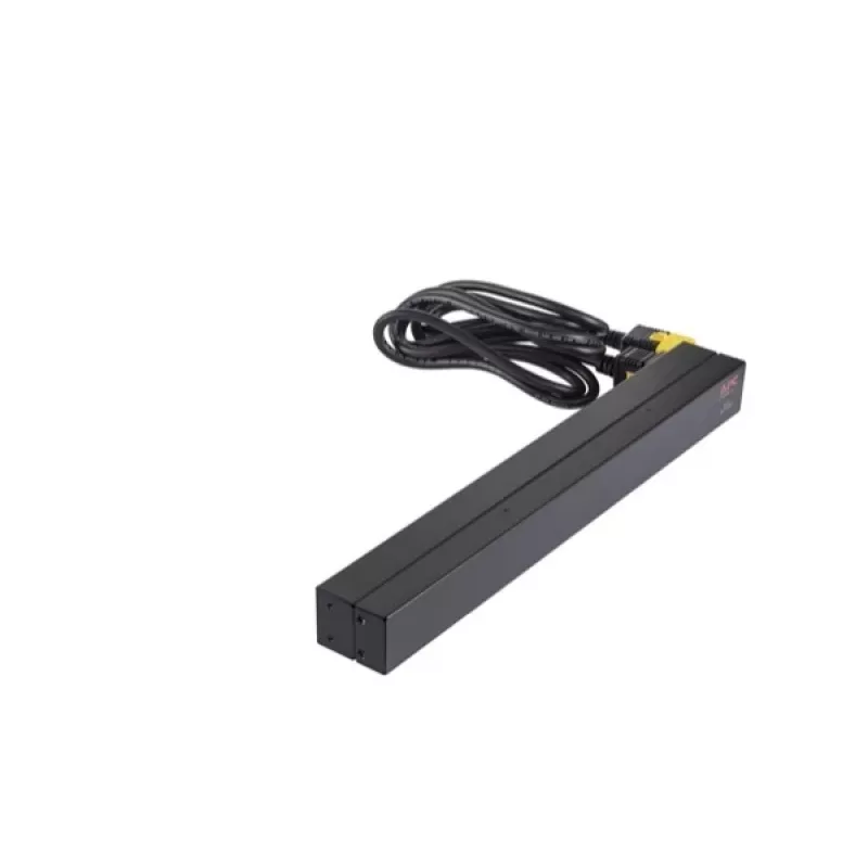 APC AP9565 Basic rackový rozvádzač napájania (PDU), 1U, jednofázový, 16 A, 208/230 V, 3680 W, 12 výstupov C13, vstup C20, kábel 2,5 m, čierny