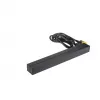 APC AP9565 Basic rackový rozvádzač napájania (PDU), 1U, jednofázový, 16 A, 208/230 V, 3680 W, 12 výstupov C13, vstup C20, kábel 2,5 m, čierny