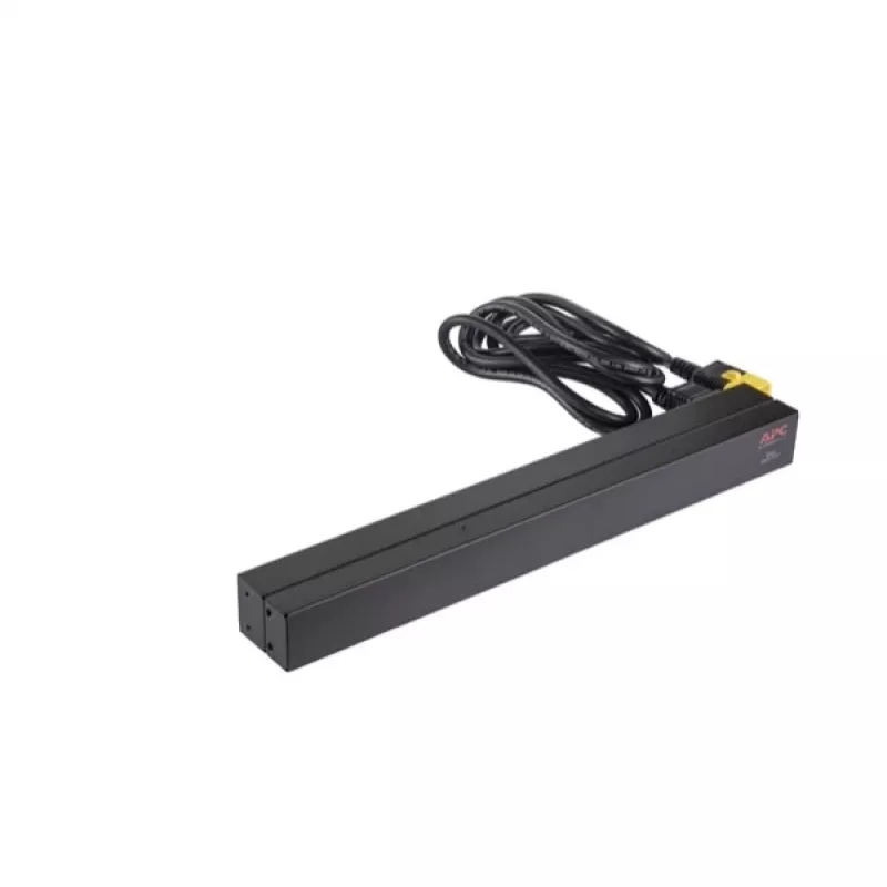 APC AP9565 Basic rackový rozvádzač napájania (PDU), 1U, jednofázový, 16 A, 208/230 V, 3680 W, 12 výstupov C13, vstup C20, kábel 2,5 m, čierny