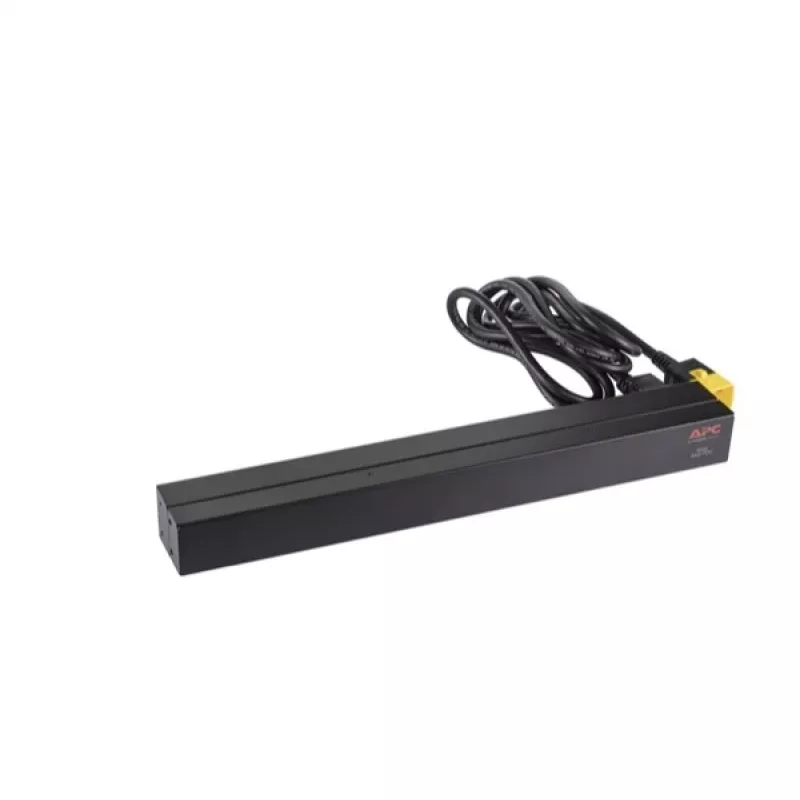 APC AP9565 Basic rackový rozvádzač napájania (PDU), 1U, jednofázový, 16 A, 208/230 V, 3680 W, 12 výstupov C13, vstup C20, kábel 2,5 m, čierny