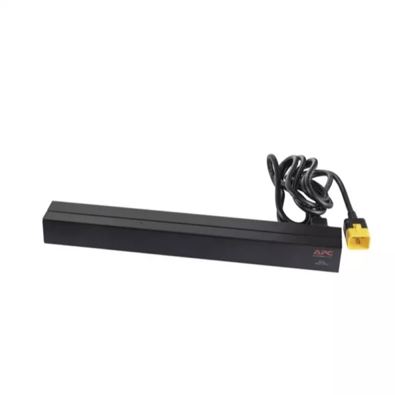 APC AP9565 Basic rackový rozvádzač napájania (PDU), 1U, jednofázový, 16 A, 208/230 V, 3680 W, 12 výstupov C13, vstup C20, kábel 2,5 m, čierny