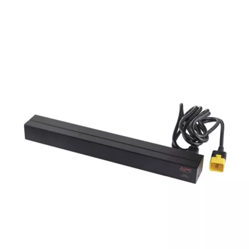 APC AP9565 Basic rackový rozvádzač napájania (PDU), 1U, jednofázový, 16 A, 208/230 V, 3680 W, 12 výstupov C13, vstup C20, kábel 2,5 m, čierny