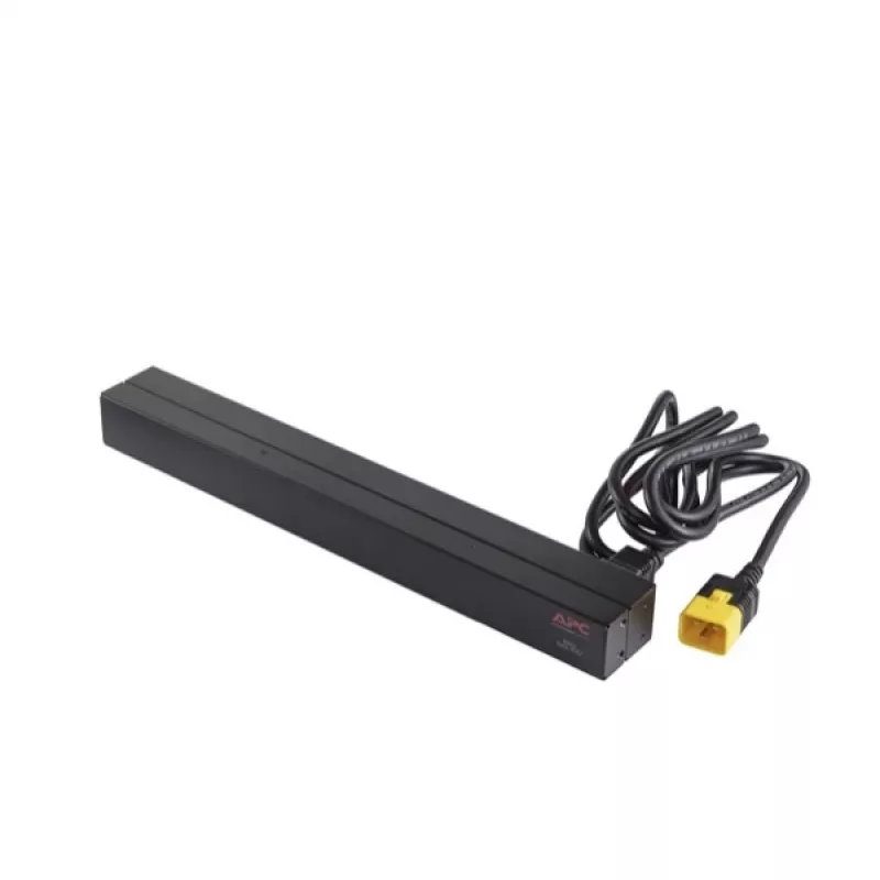 APC AP9565 Basic rackový rozvádzač napájania (PDU), 1U, jednofázový, 16 A, 208/230 V, 3680 W, 12 výstupov C13, vstup C20, kábel 2,5 m, čierny