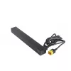APC AP9565 Basic rackový rozvádzač napájania (PDU), 1U, jednofázový, 16 A, 208/230 V, 3680 W, 12 výstupov C13, vstup C20, kábel 2,5 m, čierny