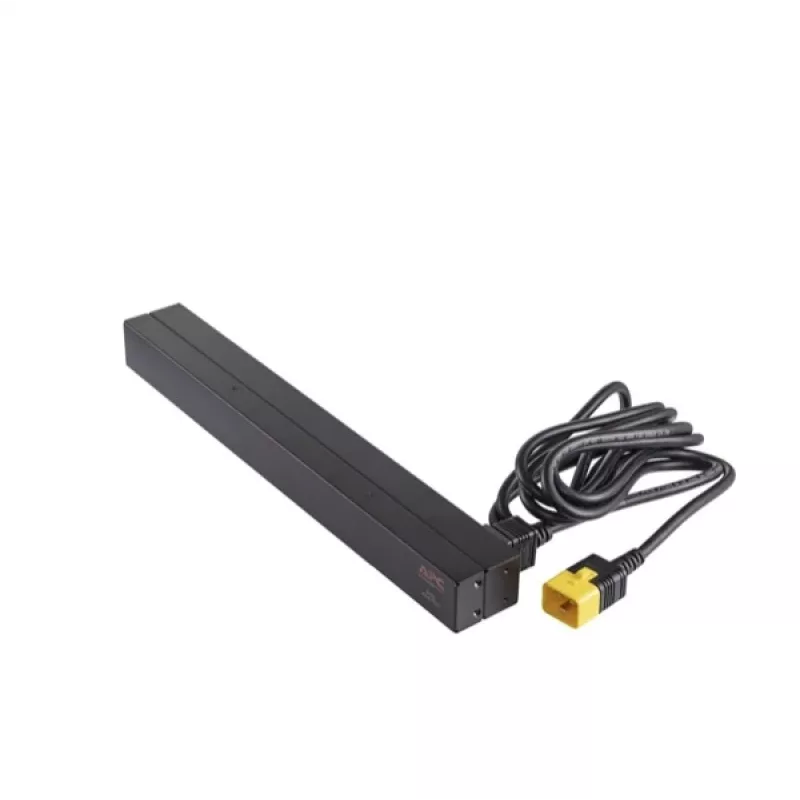 APC AP9565 Basic rackový rozvádzač napájania (PDU), 1U, jednofázový, 16 A, 208/230 V, 3680 W, 12 výstupov C13, vstup C20, kábel 2,5 m, čierny