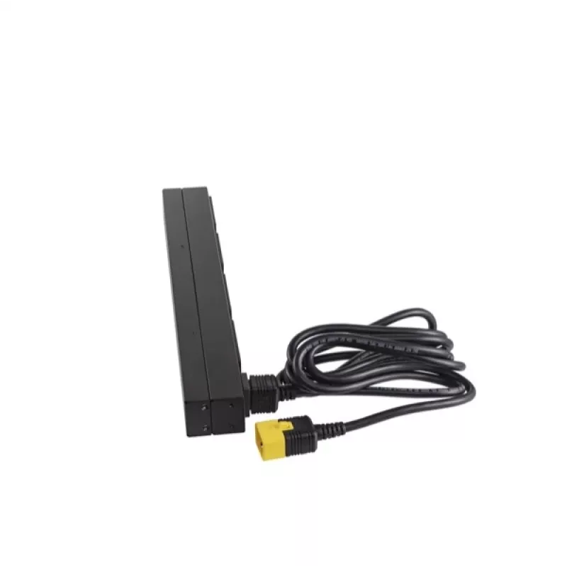 APC AP9565 Basic rackový rozvádzač napájania (PDU), 1U, jednofázový, 16 A, 208/230 V, 3680 W, 12 výstupov C13, vstup C20, kábel 2,5 m, čierny
