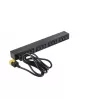 APC AP9565 Basic rackový rozvádzač napájania (PDU), 1U, jednofázový, 16 A, 208/230 V, 3680 W, 12 výstupov C13, vstup C20, kábel 2,5 m, čierny
