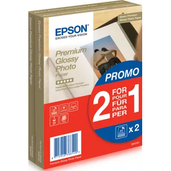 Epson Premium Glossy Photo Paper - 10x15cm - 2x 40 listov