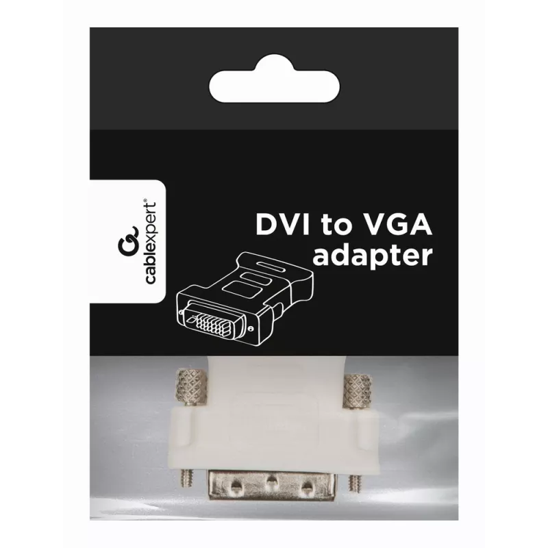GEMBIRD adaptér DVI-A samec na VGA 15-pin HD (3 rady) konektor samica