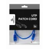 GEMBIRD patch kábel - Cat 5e - UTP - 50 cm - modrý