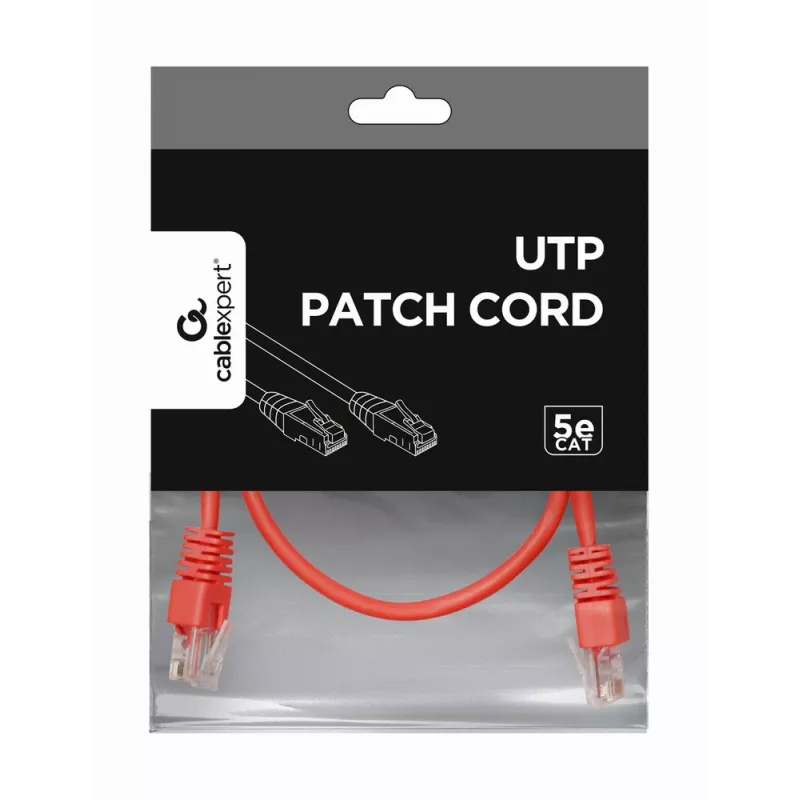 GEMBIRD patch kábel - Cat 5e - UTP - 50cm - červený