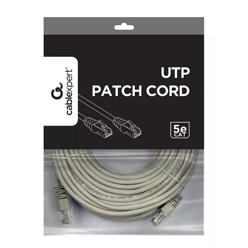 GEMBIRD Patch kábel - Cat 5e - UTP - 20 m - sivý