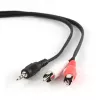 GEMBIRD 3,5 mm jack na Cinch kábel 1,5 m
