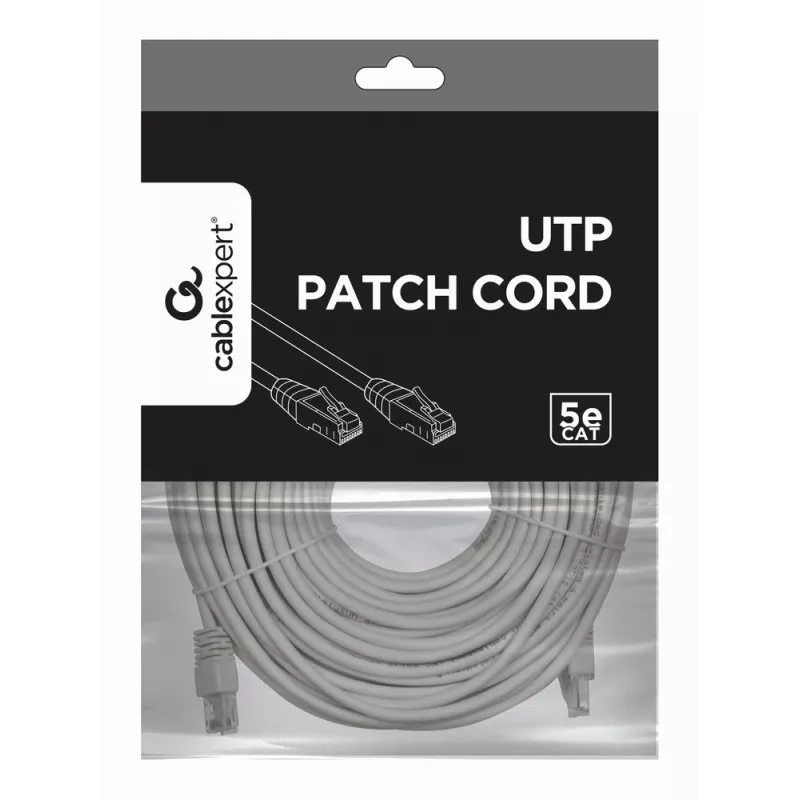 GEMBIRD Patch kábel - Cat 5e - UTP - 30 m - sivý