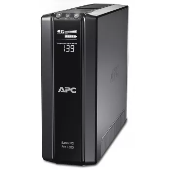 APC Back-UPS Pro, 1500VA/865W, Tower, 230V, 10x IEC C13 zásuvky, AVR, LCD, používateľom vymeniteľná batéria