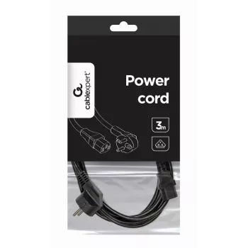 GEMBIRD kábel Power C13 VDE testovaný 3 m (hromadné balenie)
