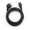 GEMBIRD kábel Power C13 VDE testovaný 3 m (hromadné balenie)
