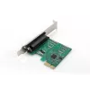 DIGITUS paralelná I/O, 1-portová, PCIe prídavná karta 1x DB25 F
