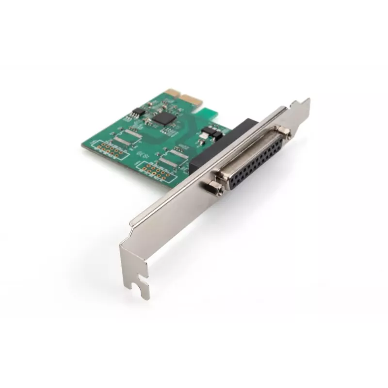 DIGITUS paralelná I/O, 1-portová, PCIe prídavná karta 1x DB25 F