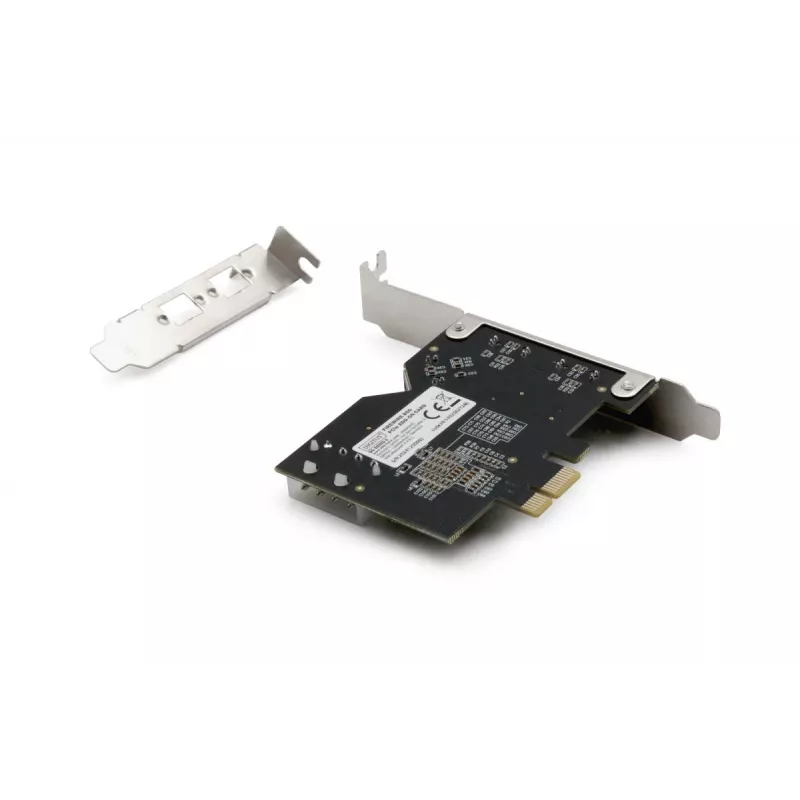 DIGITUS IEEE 1394b rozhranie karta, PCIe 3 porty, 2x9-pinový externý + 1x9-pinový interný
