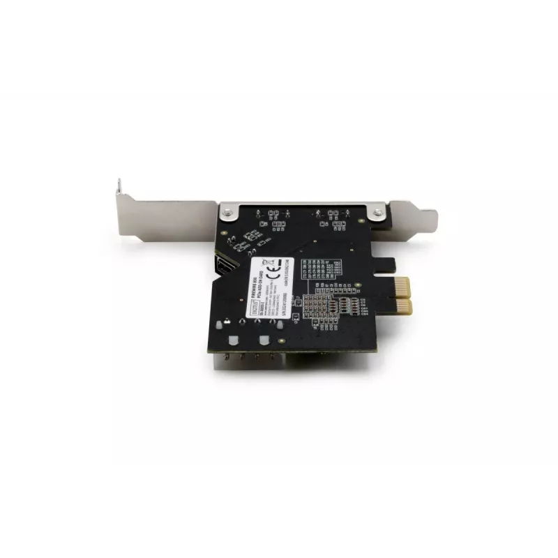 DIGITUS IEEE 1394b rozhranie karta, PCIe 3 porty, 2x9-pinový externý + 1x9-pinový interný