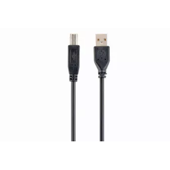USB kábel, Gembird 4,5 m USB 2.0 A/B M, čierny, konektor/konektor