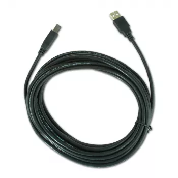 USB kábel, Gembird 4,5 m USB 2.0 A/B M, čierny, konektor/konektor