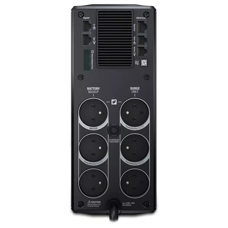 APC BR1200G-FR Power-Saving Back-UPS Pro 1200 záložný zdroj UPS, line-interactive, 1200 VA, 720 W, 230 V, 6 zásuviek CEE 7/5, LCD, USB, 45 dB