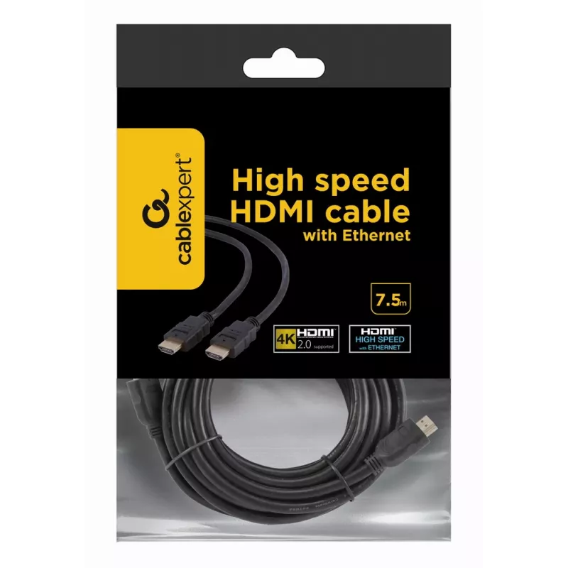 GEMBIRD HDMI V.1.4 kábel konektor-konektor / 7,5m hromadné balenie (cc-hdmi4-7,5m)