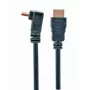 GEMBIRD vysokorýchlostný HDMI kábel s Ethernetom, 90 stupňov nahor zahnutý konektor, 3 m