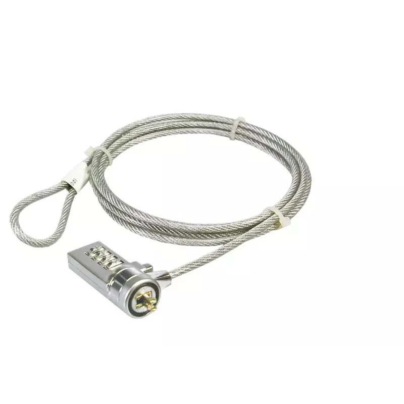 Bezpečnostný zámok na notebook LogiLink NBS002 kombi káblový zámok 1,5 m