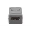 DIGITUS ASSMANN adaptér DisplayPort, DP - HDMI typ A samec/samica, so zaistením, CE čierny