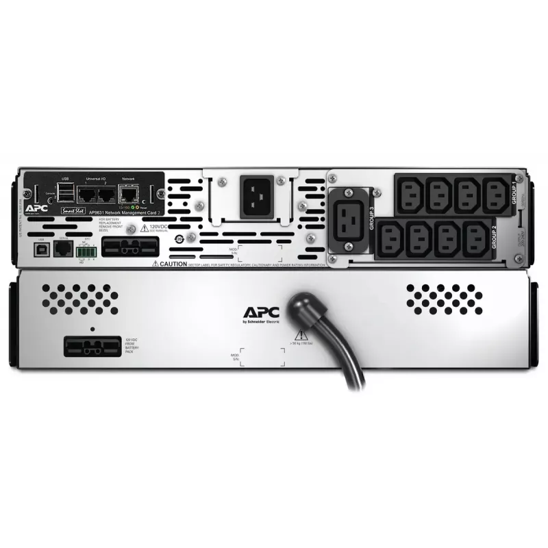 APC Smart-UPS X SMX3000RMHV2UNC - 3000VA, 8x C13, 1x C19 výstup, USB, rozšíriteľná doba chodu, NMC