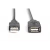DIGITUS USB 2.0 predlžovací kábel USB A konektor samec / A konektor samica 10m (DA-73100-1)