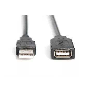 DIGITUS USB 2.0 predlžovací kábel USB A konektor samec / A konektor samica 10m (DA-73100-1)