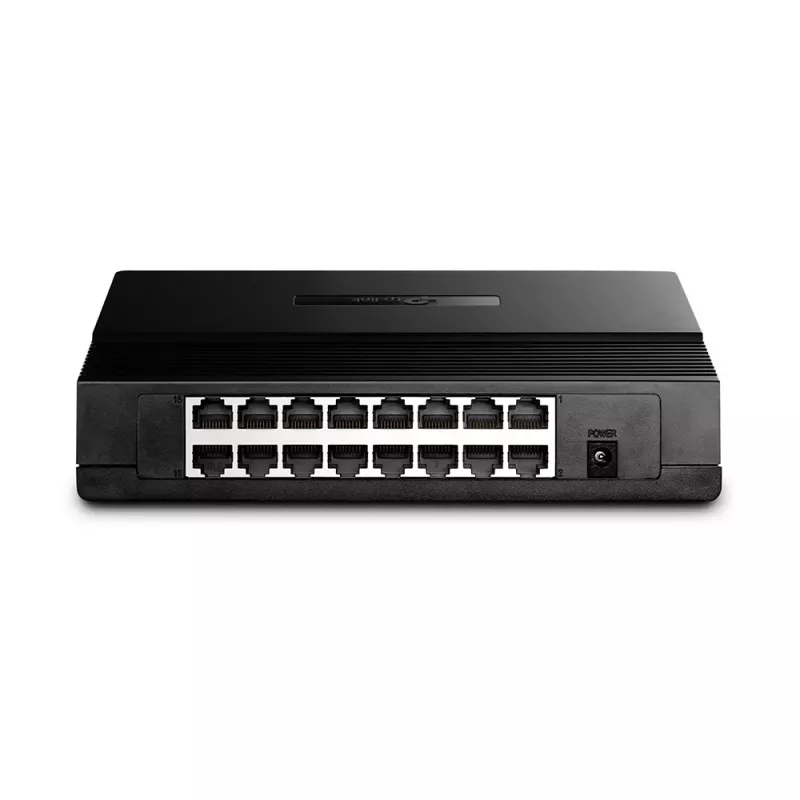 TP-Link 16-portový 10/100Mbps desktop switch, neřízený, Fast Ethernet (10/100), full duplex, racková montáž, nástenná montáž