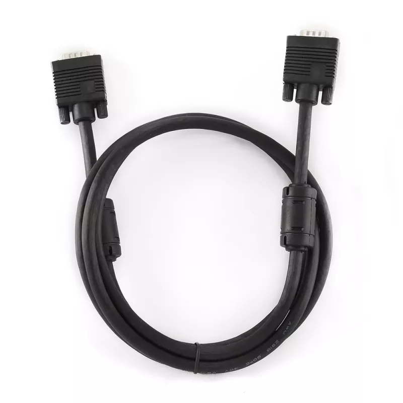 GEMBIRD Premium VGA HD15M/HD15M dvojito tienený s 2*feritovým jadrom 2,0 m kábel / čierny