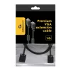 GEMBIRD Premium dvojito tienený VGA predlžovací kábel s feritovými jadrami, 1,8 m