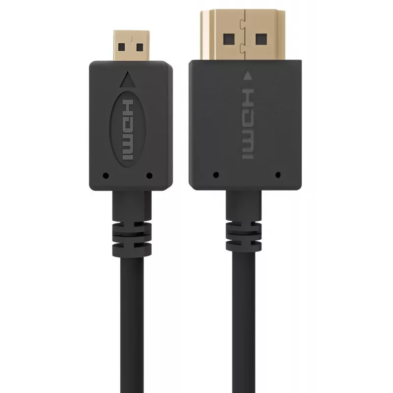Gembird CC-HDMID-6 Kábel HDMI na Micro HDMI (typ D), pozlátený, 1,8 m, čierny