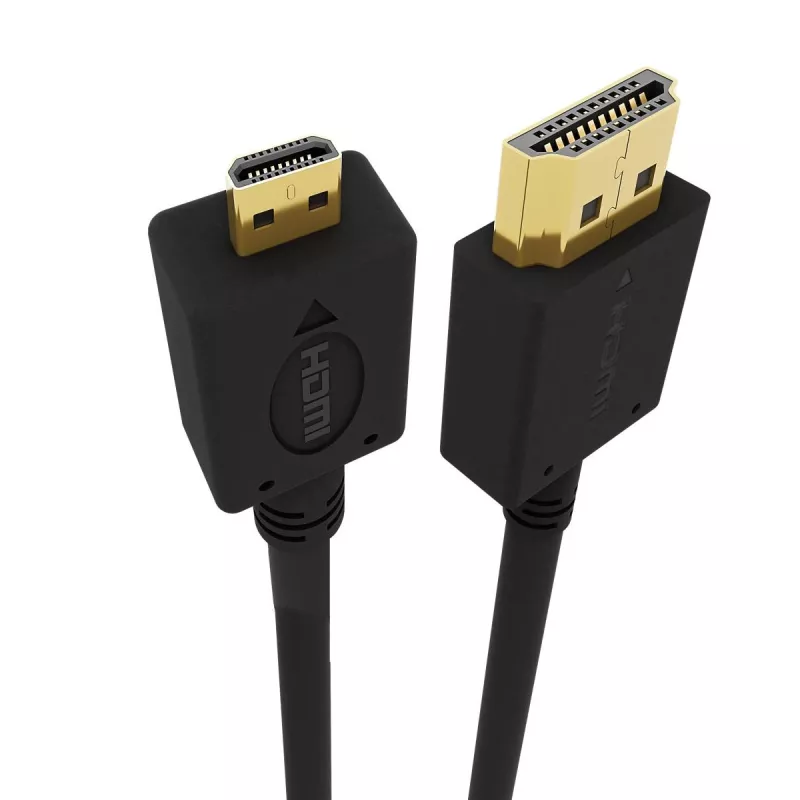 Gembird CC-HDMID-6 Kábel HDMI na Micro HDMI (typ D), pozlátený, 1,8 m, čierny