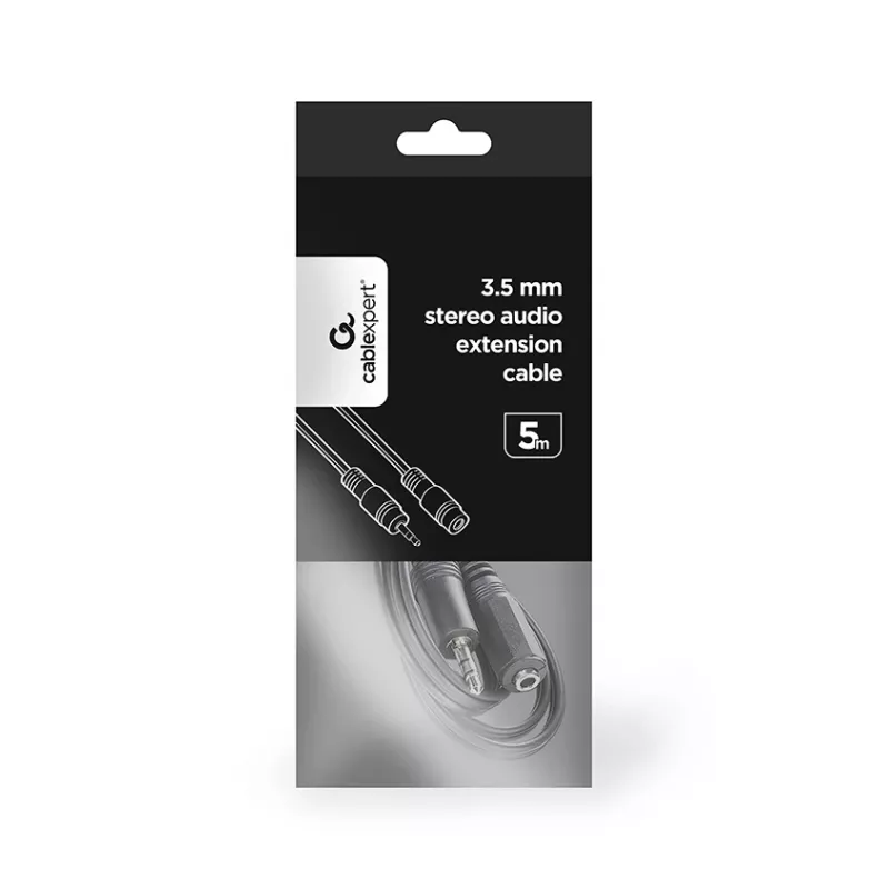 GEMBIRD 3,5 mm stereo audio predlžovací kábel 5 m