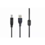 GEMBIRD Premium kvalita USB A-konektor samec na B-konektor samec kábel 4,5m - čierna