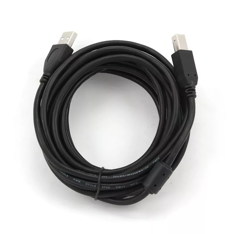 GEMBIRD Premium kvalita USB A-konektor samec na B-konektor samec kábel 4,5m - čierna