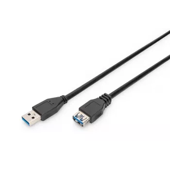 DIGITUS kábel USB 3.0 predlžovací kábel Type-A konektor samec/samica 1,8 m (ak-300203-018-s)